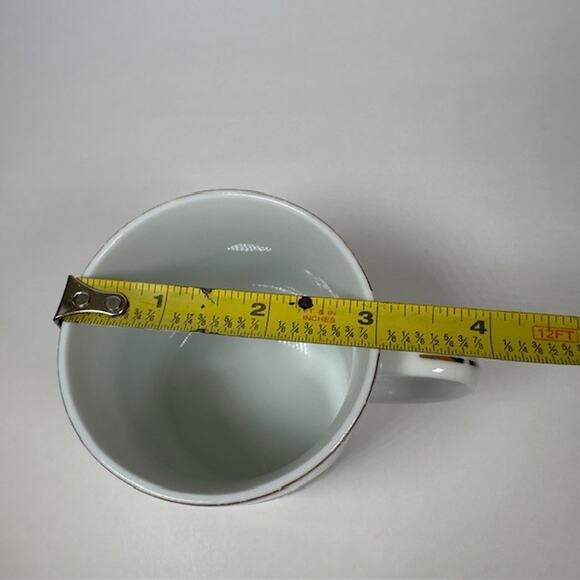 Lefton Japan Souvenir Mug/Cup Florida Egret Waterfowl Birds Gold Trim 1987 VTG - Picture 7 of 15